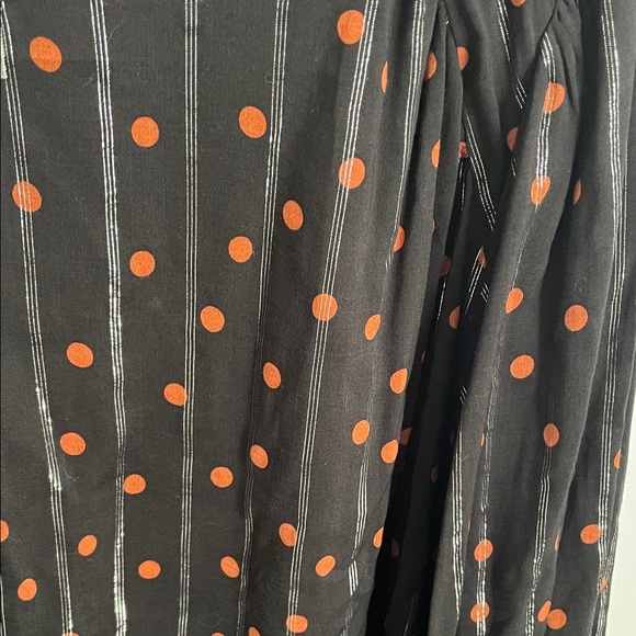 🎃Lane Bryant Black and Red Polka Dot Blouse women size 20 - Picture 3 of 9